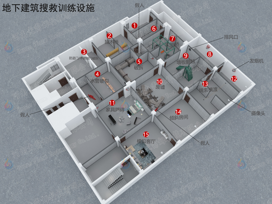 地下建筑搜救訓(xùn)練設(shè)施